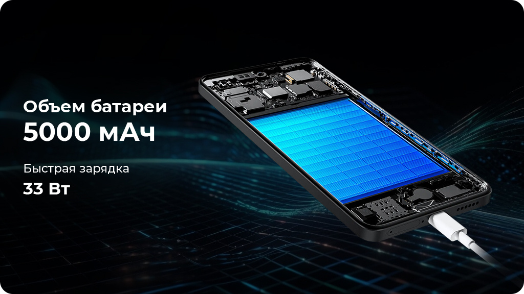 Xiaomi Redmi Note 14 8/256 ГБ NFC Global Черный