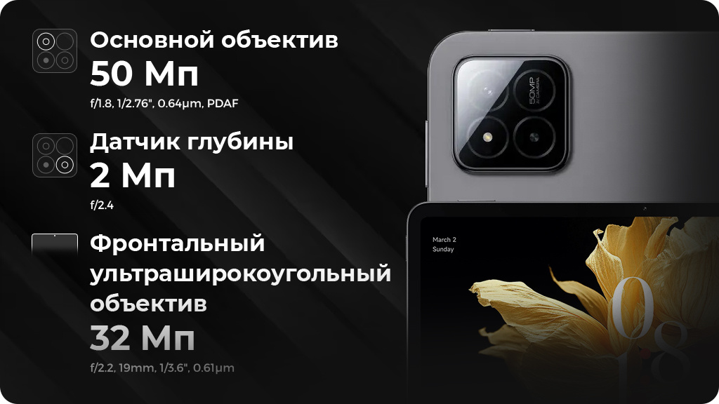 Планшет Xiaomi Pad 7 Pro 12/512Gb Global WIFI Зеленый