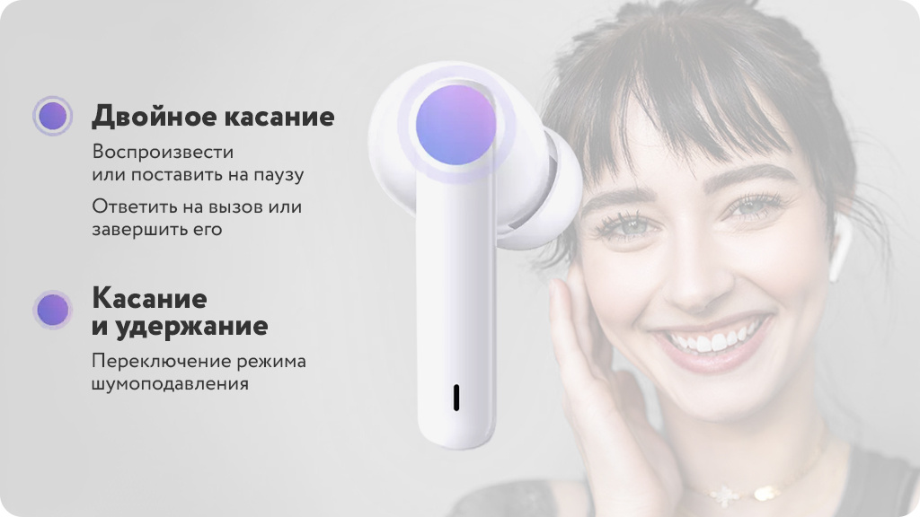Беспроводные наушники Huawei FreeBuds 4i Белые